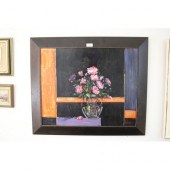 Liz Isaacs, still life, oil on