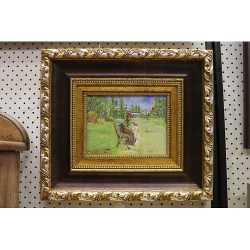 Liz Isaacs, Untitled, oil on board,
