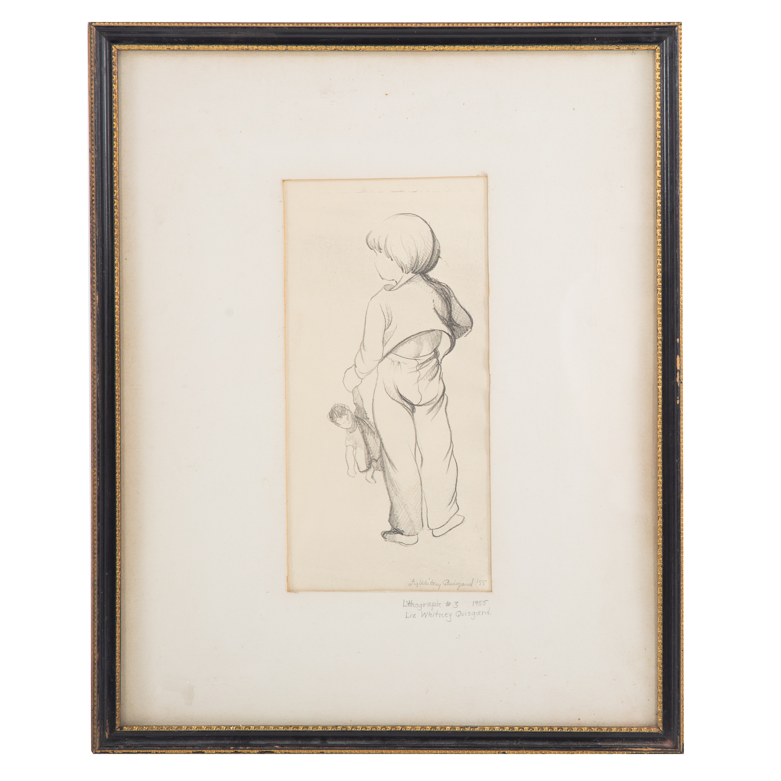 LIZ WHITNEY QUISGARD. "LITHOGRAPH