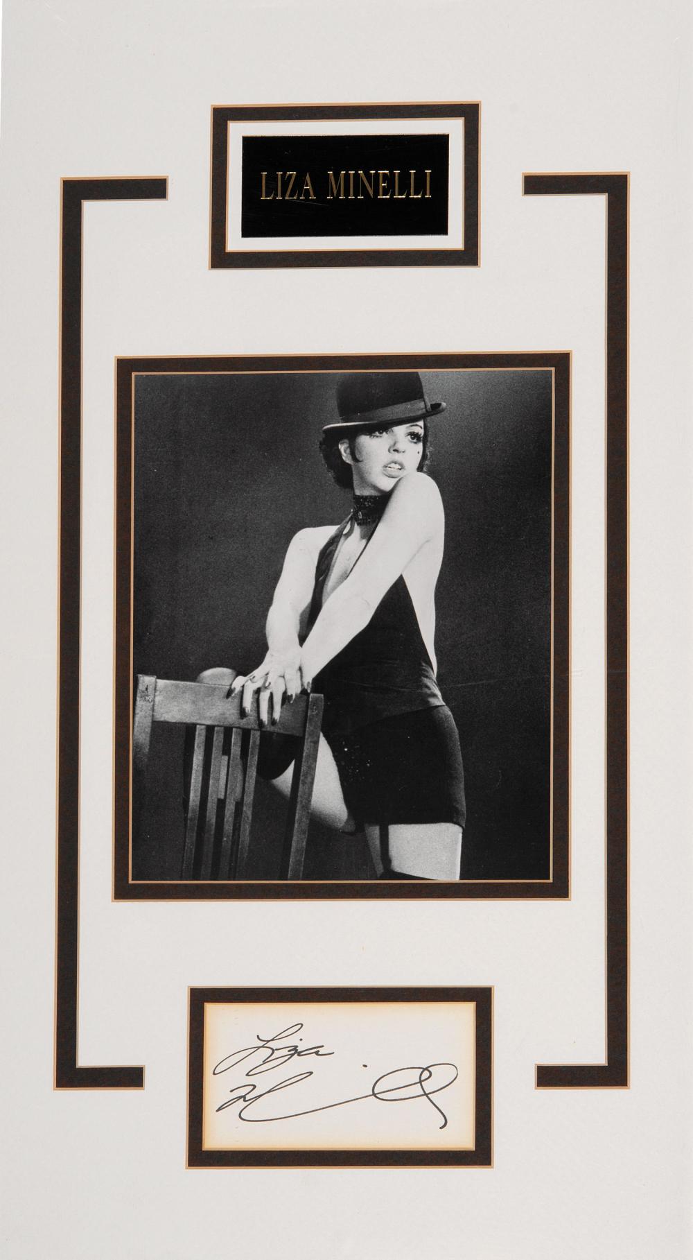 LIZA MINNELLI AUTOGRAPH ALBUM