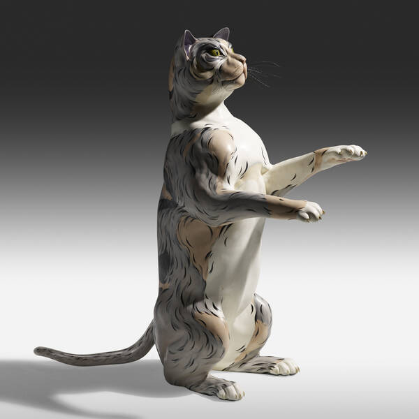 Lizbeth Stewart. Standing Cat.
