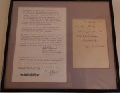 LIZZIE BORDEN SIGNED LETTERFra