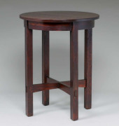 L&JG STICKLEY 23"D LAMP TABLE