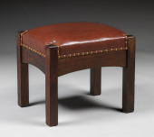 L&JG STICKLEY FOOTSTOOL C1910L