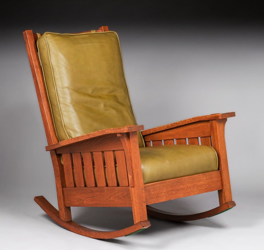 L&JG STICKLEY LARGE BENTARM SLATTED