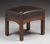 L&JG STICKLEY OAK FOOTSTOOL C1