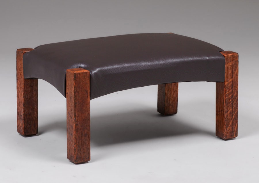 L&JG STICKLEY OAK FOOTSTOOL