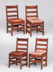 L&JG STICKLEY SET OF 4 LADDERB