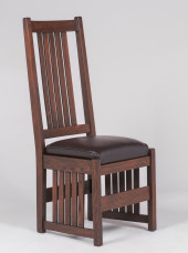 L&JG STICKLEY SLATTED TALLBACK