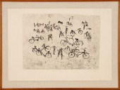 LJUBOMIR KOKOTOVIC LITHOGRAPH
