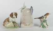 LLADRO 3 PORCELAIN PIECES TALL