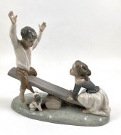 LLADRO 4867 SEESAW PORCELAIN F
