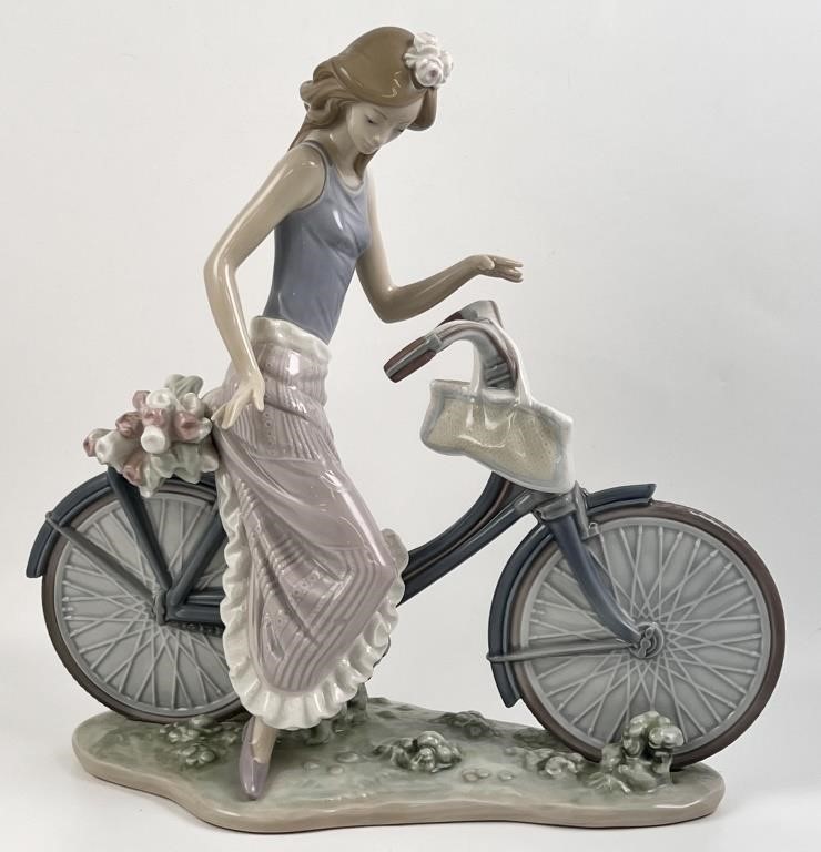 LLADRO 5272 BIKING IN THE