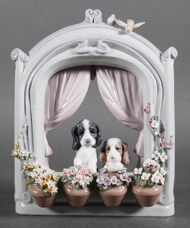 LLADRO 6502 PLEASE COME HOME DOGS