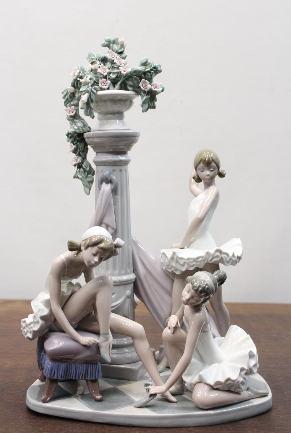 LLADRO "BALLET TRIO" PORCELAIN