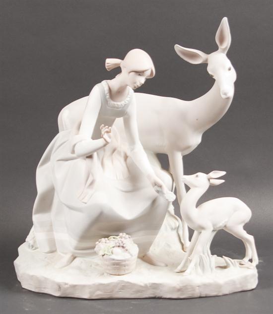 Lladro bisque porcelain figural