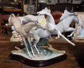 LLADRO 'BORN FREE' HORSES FIGU