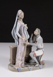 LLADRO "CAMELOT" PORCELAIN FIG