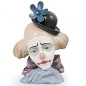 LLADRO "CLOWN HEAD BOWLER-HAT"
