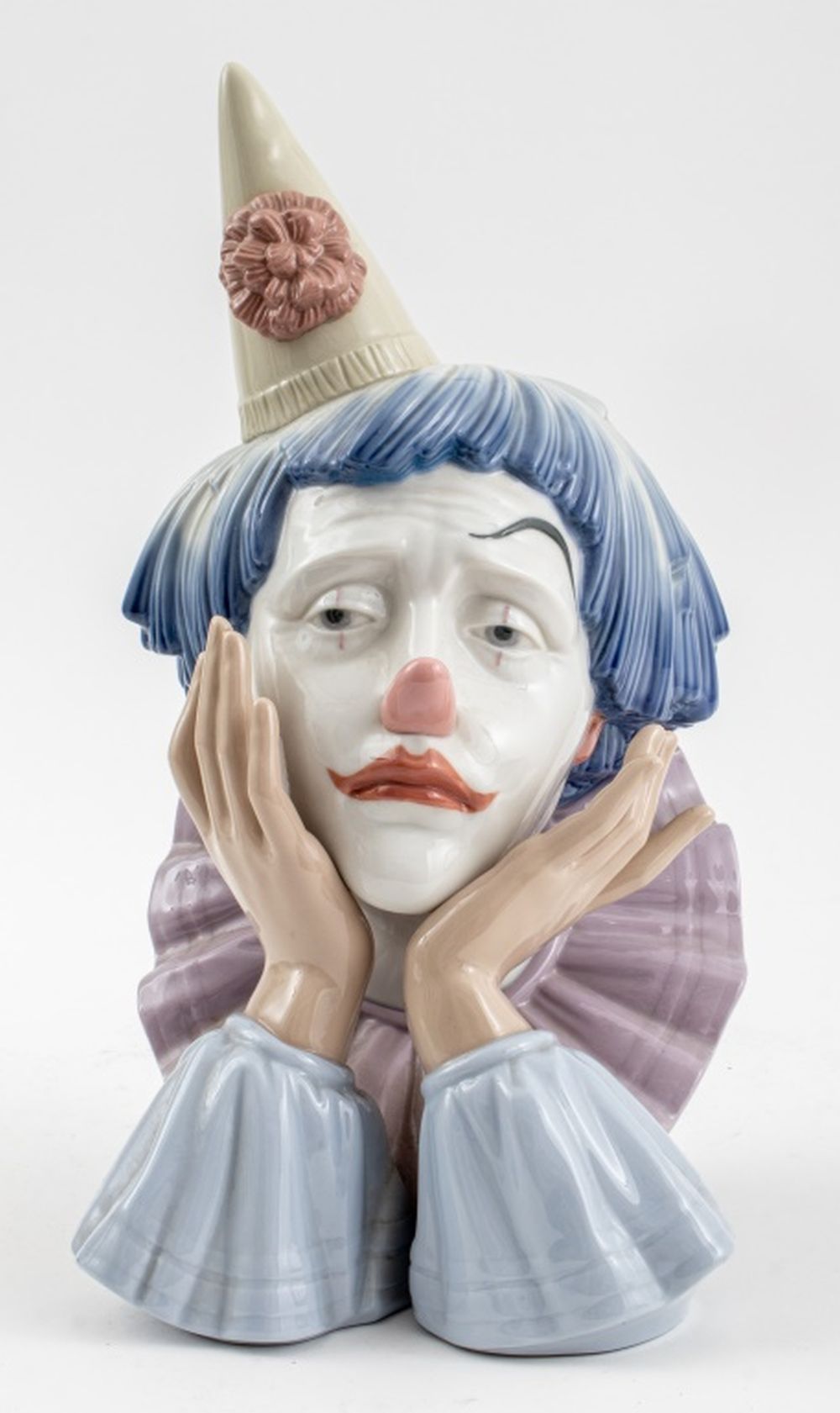 LLADRO "CLOWN'S HEAD" PORCELAIN