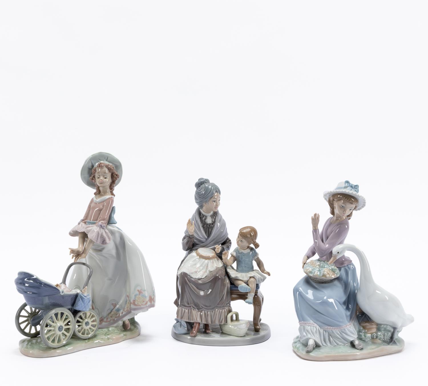 LLADRO, COLLECTION OF THREE