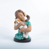 LLADRO FIGURAL BUST, GABRIELA