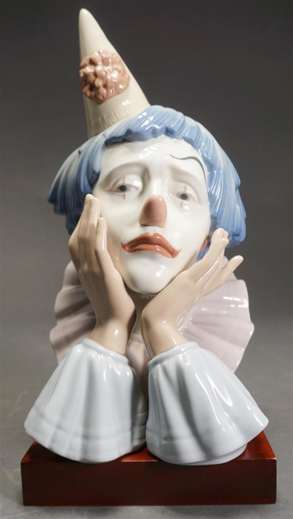 LLADRO FIGURE 'CLOWNS HEAD' WITH