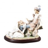 LLADRO FIGURE GROUP, MEDIEVAL