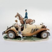 LLADRO FIGURE GROUPING, A HAPP