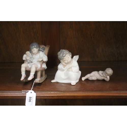 Lladro figure of a angel along with