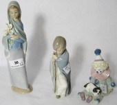 Lladro Figure of Girl with Cal