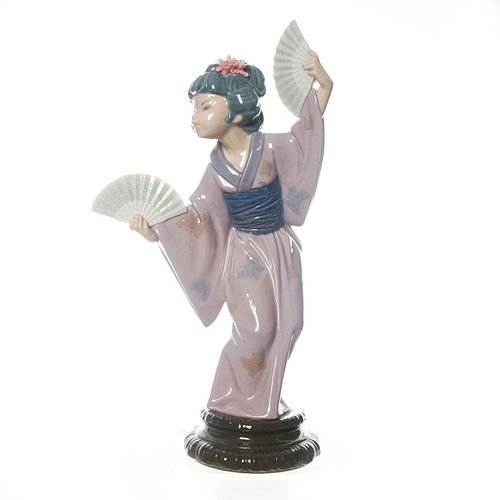 LLADRO FIGURINE, 4991 GEISHA WITH