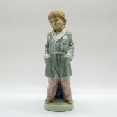 LLADRO FIGURINE, BOY WITH ROBE