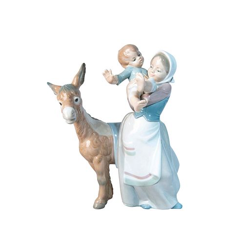 LLADRO FIGURINE DONKEY RIDE