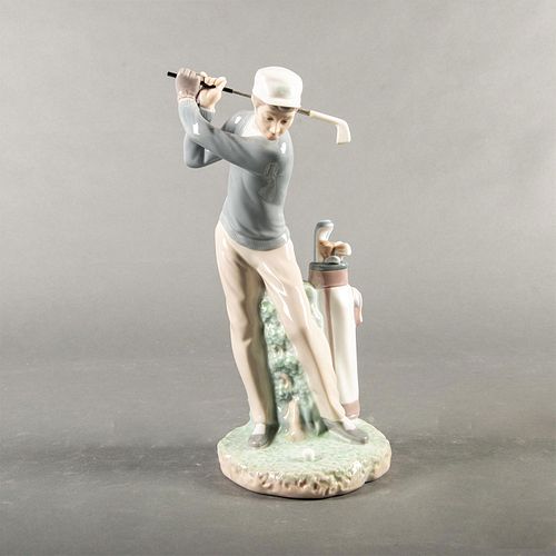 LLADRO FIGURINE, GOLFER MAN