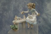 Lladro figurine, "Meal Time",