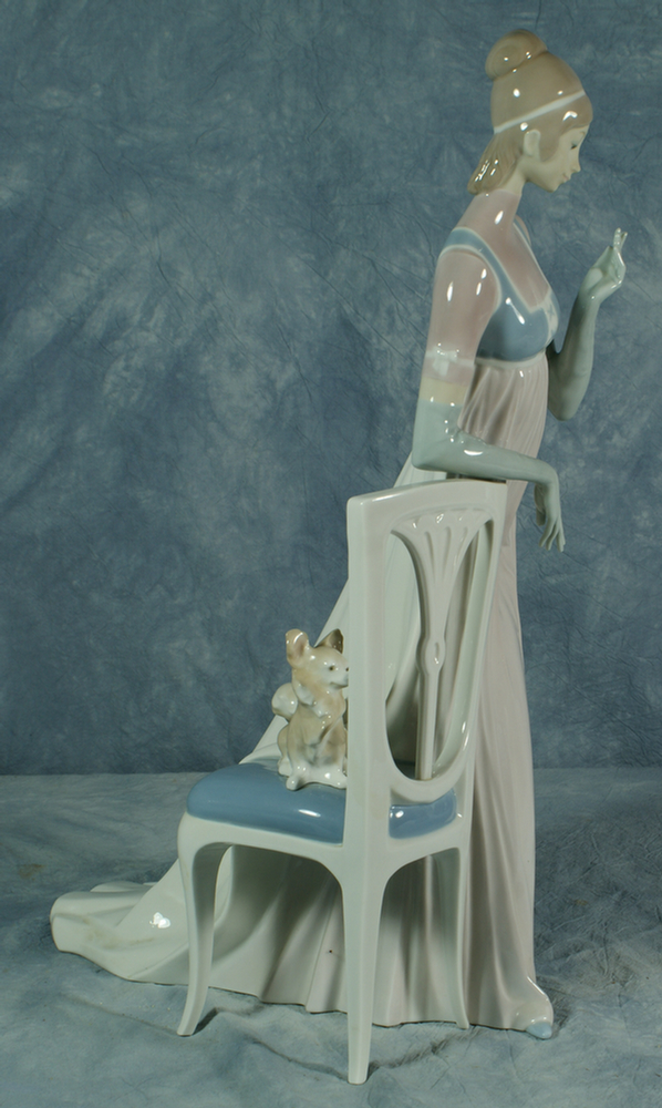 Lladro figurine of a woman with
