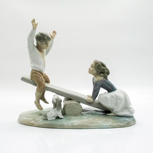 LLADRO FIGURINE, SEE-SAW