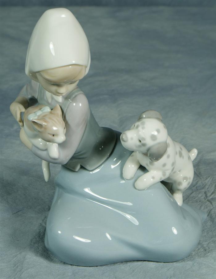 Lladro figurine, young girl with