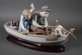 LLADRO FISHING WITH GRAMPS FIG