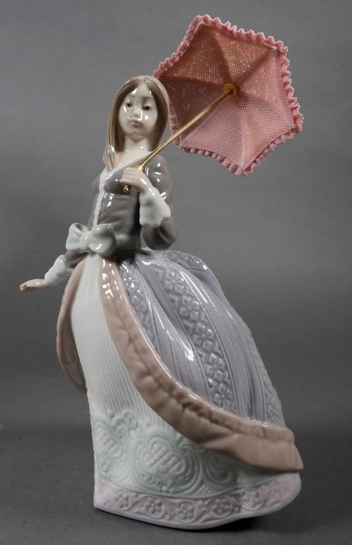 LLADRO GIRL W PARASOL, ANGELA