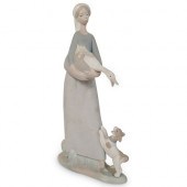 LLADRO "GIRL WITH GOOSE AND DO