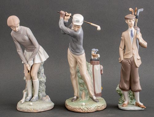 LLADRO GOLF PORCELAIN FIGURINE,