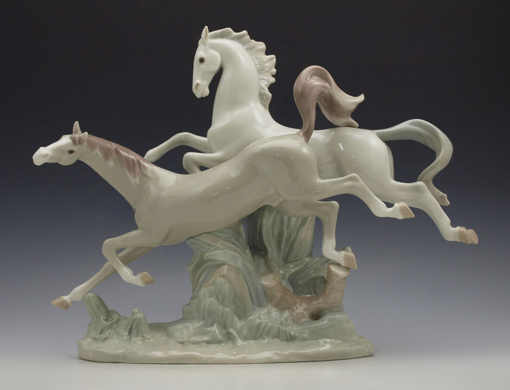 LLADRO HORSE GROUP CABALLOS AL