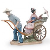 LLADRO "JAPANESE RICKSHAW" POR