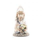 LLADRO LADY BUST, VALENCIAN FL