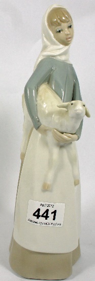 Lladro Large Figure of a Girl