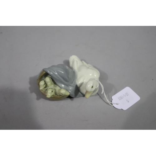 Lladro Mother Duck with