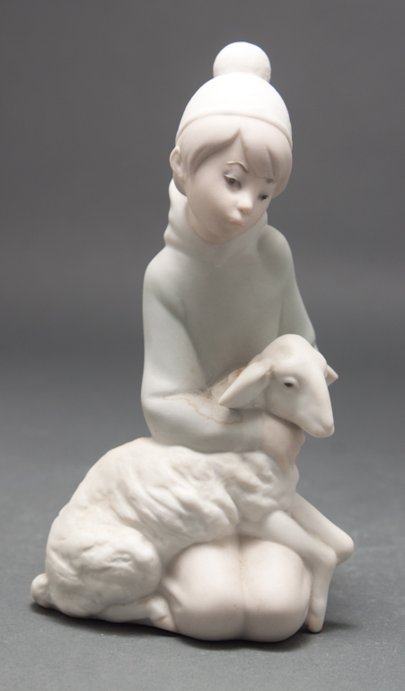 Lladro painted bisque figure of a