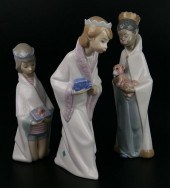 LLADRO PORCELAIN 3 KINGS TALLE